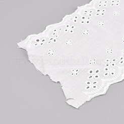 綿のリボン  洋服アクセサリー用  ホワイト  5-1/8インチ（130mm）&nbsp;OCOR-WH0082-417B-1