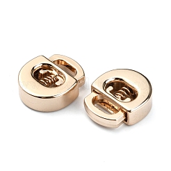Alloy Spring Cord Locks&nbsp;FIND-WH0110-063G