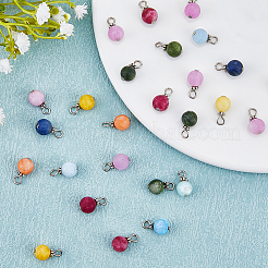 12 Sets Gemstone Charms&nbsp;FIND-DC0001-37