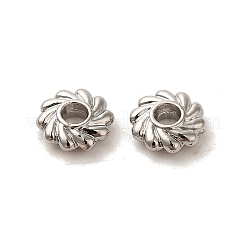 Eco-Friendly Alloy Spacer Beads&nbsp;PALLOY-WH0109-02P-NR