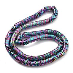 Electroplated Synthetic Non-magnetic Hematite Beads Strands&nbsp;G-B132-A01-01C