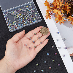 2 Strands Electroplate Glass Bead Strands&nbsp;EGLA-PA0001-27
