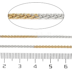 Two Tone 304 Stainless Steel Wheat Chains&nbsp;CHS-K023-10GP
