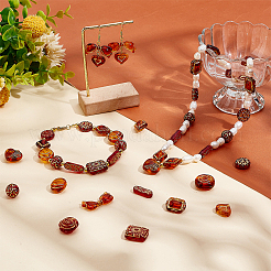 96PCS 12Style Transparent Acrylic Beads&nbsp;MACR-PH0001-66