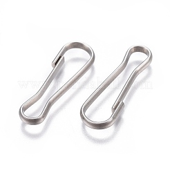 Tarnish Resistant 304 Stainless Steel Keychain Clasp Findings&nbsp;STAS-F041-45-B