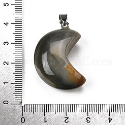 Natural Picasso Jasper/Polychrome Jasper Pendants&nbsp;G-F820-02H