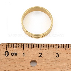 Brass Adjustable Finger Rings Settings&nbsp;KK-A272-06G
