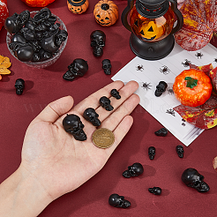 70Pcs 4 Styles Halloween Plastic Beads&nbsp;FIND-DC0006-31