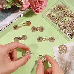 Zinc Alloy Snap Lock Clasps&nbsp;FIND-WH0149-96KCG