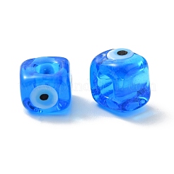 Handmade Evil Eye Lampwork European Beads&nbsp;LAMP-G143-06A
