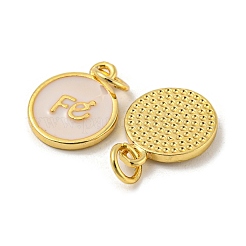 Rack Plating Brass Enamel Charms&nbsp;KK-r153-10G