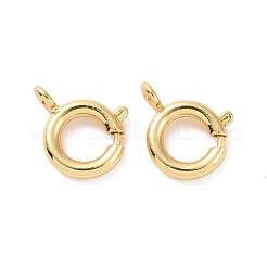 Brass Spring Ring Clasps&nbsp;KK-G435-24G