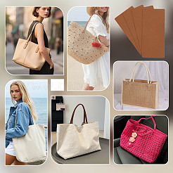 Felt Pad Rectangle Bag Bottom&nbsp;FIND-WH0149-85E