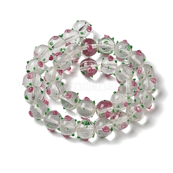 Handmade Bumpy Lampwork Beads Strands&nbsp;LAMP-K037-16J