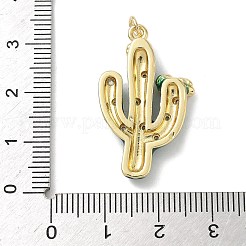 Brass Enamel Pendants&nbsp;KK-B155-21G-02