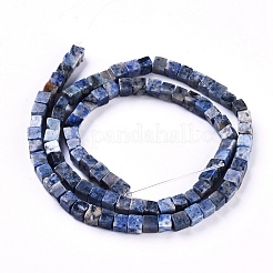 Natural Dumortierite Quartz Beads Strands&nbsp;G-D0020-04B