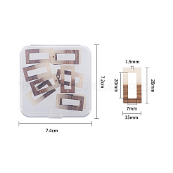 Resin & Wood Pendants&nbsp;RESI-OL0001-09B