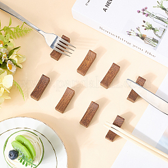 Wooden Chopsticks Rest Dinner Spoon Stand Knife Fork Holder&nbsp;DJEW-CP0001-42A