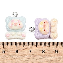Opaque Resin Pendants&nbsp;RE-CBA5D24-04