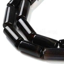 Natural Black Agate Beads Strands&nbsp;G-NH0019-A02-01