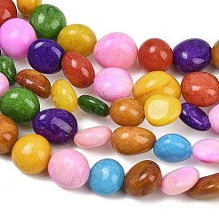 Dyed Natural White Jade Beads Strands&nbsp;GG-CBACF26-B01-03