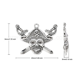 Tibetan Style Alloy Pendants&nbsp;LS-TIBEP-3293-AS-LF