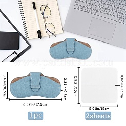 PU Leather Glasses Case&nbsp;AJEW-CN0006-42B