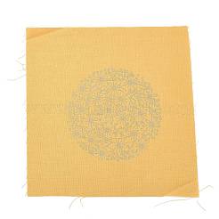 刺繡キット  DIYクロスステッチキット  刺繡フープ付き  菊柄の針と布  色付きの糸  命令  キクの柄  21.4x21x0.03cm  1色/ライン  7色&nbsp;DIY-M026-02A