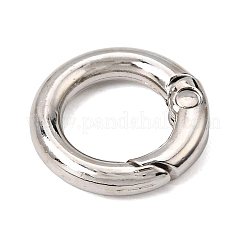合金引き輪  長持ちメッキ  ラックめっき  プラチナ  17.5x4mm&nbsp;AL-CBAAE66-01P