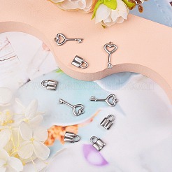 10Pcs 2 Styles 304 Stainless Steel Pendants&nbsp;STAS-SZ0001-34P