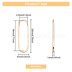 Brass Linking Rings&nbsp;KK-BC0008-99