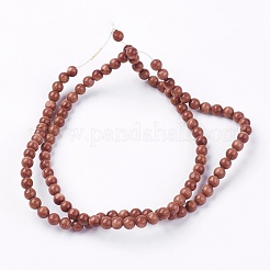 Goldstone Bead Strands&nbsp;G-R193-04-4mm