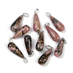 Natural Rhodonite Pendants&nbsp;G-G804-A11
