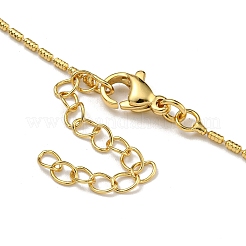 Brass Micro Pave Colorful Cubic Zirconia Peach Heart Pendant Necklaces for Women&nbsp;LS-NJEW-Q346-01G-02