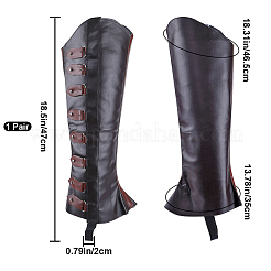 Imitation Leather Boot Cover&nbsp;AJEW-WH0258-941B