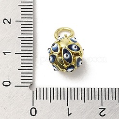 Brass Enamel Charms&nbsp;KK-E092-12G-01
