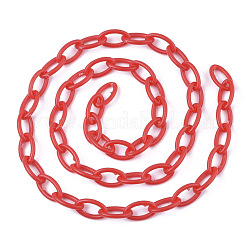 Opaque Acrylic Cable Chains&nbsp;SACR-N010-001E