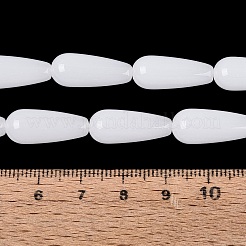 Imitation Jade Glass Beads Strands&nbsp;GLAA-Q113-03A-B01