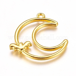 Halloween Zinc Alloy Open Back Bezel Pendants&nbsp;PALLOY-D199-24G