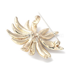 Sunflower Alloy Rhinestone Brooches for Backpack Clothes&nbsp;JEWB-F038-02LG