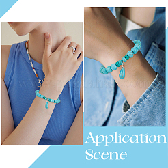 310Pcs 5 Styles Synthetic Turquoise & Howlite Beads Sets&nbsp;TURQ-PA0001-02