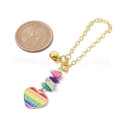 Alloy Enamel Pendant Decorations&nbsp;HJEW-JM01710