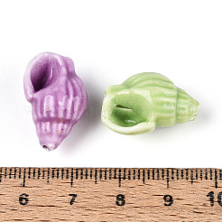 Handmade Printed Porcelain Beads&nbsp;PORC-T133-01M-01