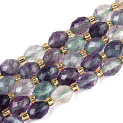 Natural Colorful Fluorite Beads Strands&nbsp;G-N342-35-8x6-11