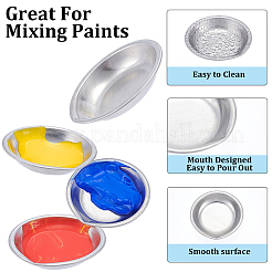 12Pcs 410 Stainless Steel Palette&nbsp;AJEW-GF0011-85