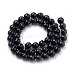 Natural Obsidian Beads Strands&nbsp;X-G-S259-33-8mm