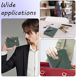 1Pc Rectangle PU Leather Credit Card Wallets for Women Men&nbsp;AJEW-CL0001-99A