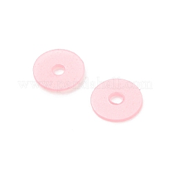 10g 装飾アクセサリー PVC スパンコール/スパンコールビーズ  フラットラウンド  ピンク  4x0.4mm  約2000個/10g&nbsp;PVC-WH0004-07L-01