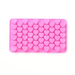シリコンモールド  レジン型  UVレジン用  エポキシ樹脂ジュエリー作り  ハート  ピンク  182x109x12mm&nbsp;DIY-G009-19B