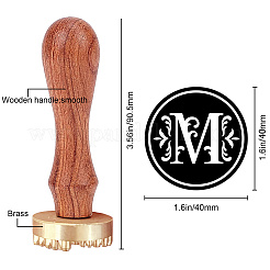 1Pc Golden Tone Brass Stamp Head&nbsp;DIY-CP0007-82M